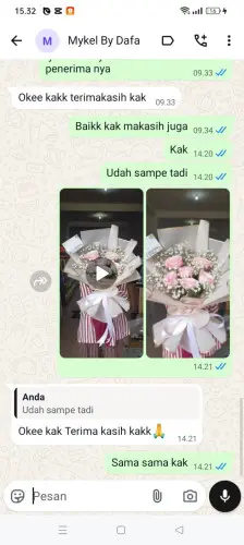 Testimonial Buket Bunga nanggala
