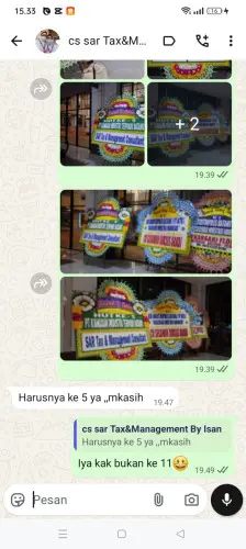 Testimonial Papan Bunga nanggala