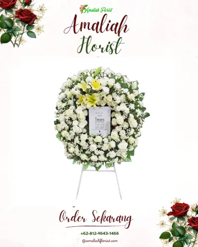 Krans Bunga Duka Cita nanggala